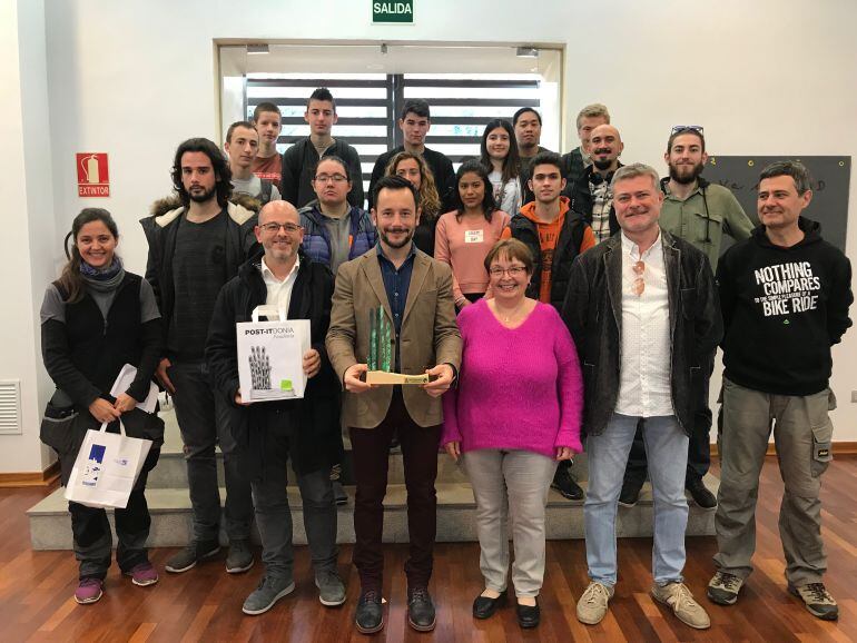 Los concejales de Ibiza durante la presentación de los productos que se llevarán a Fitur