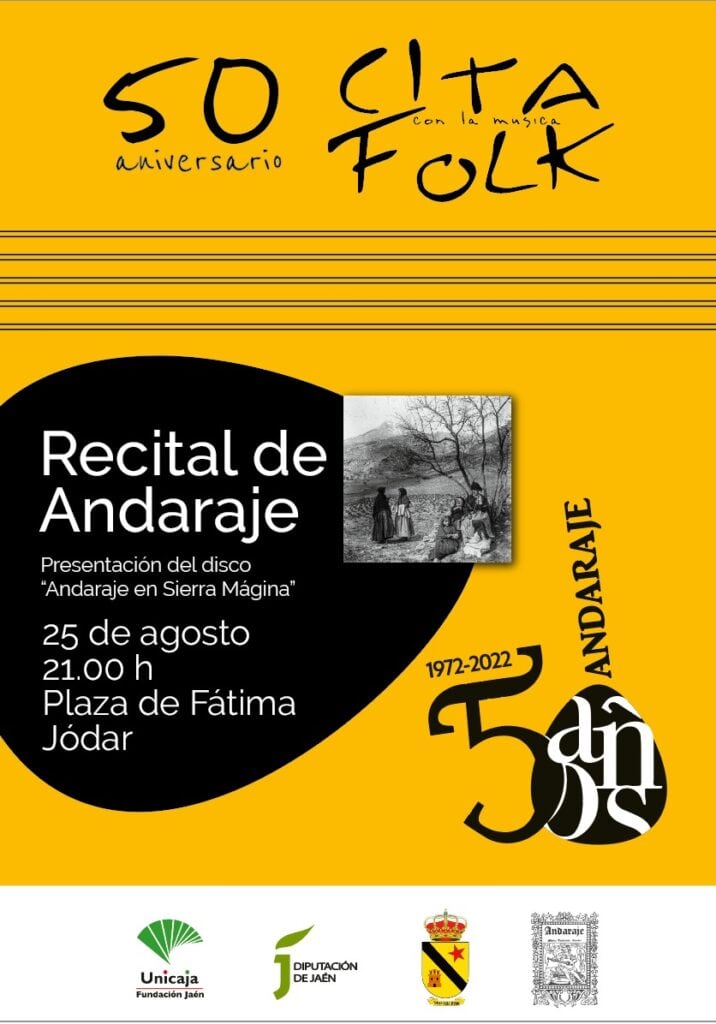 Cartel del recital de Andaraje