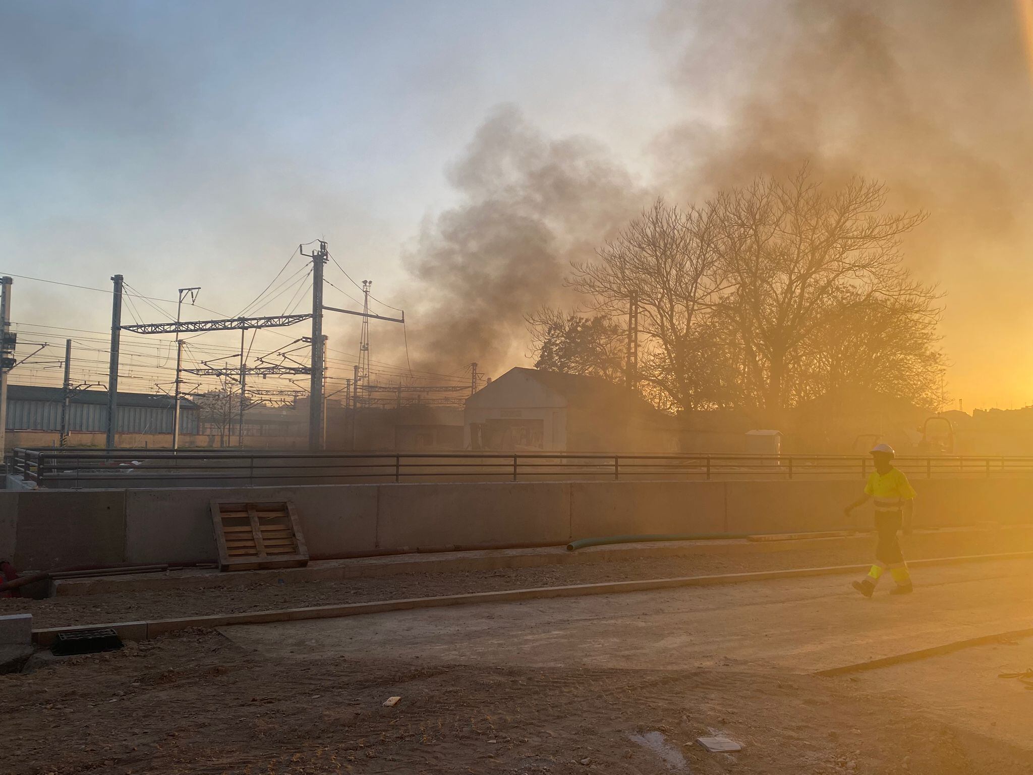 Incendio en la calle Labradores de Valladolid