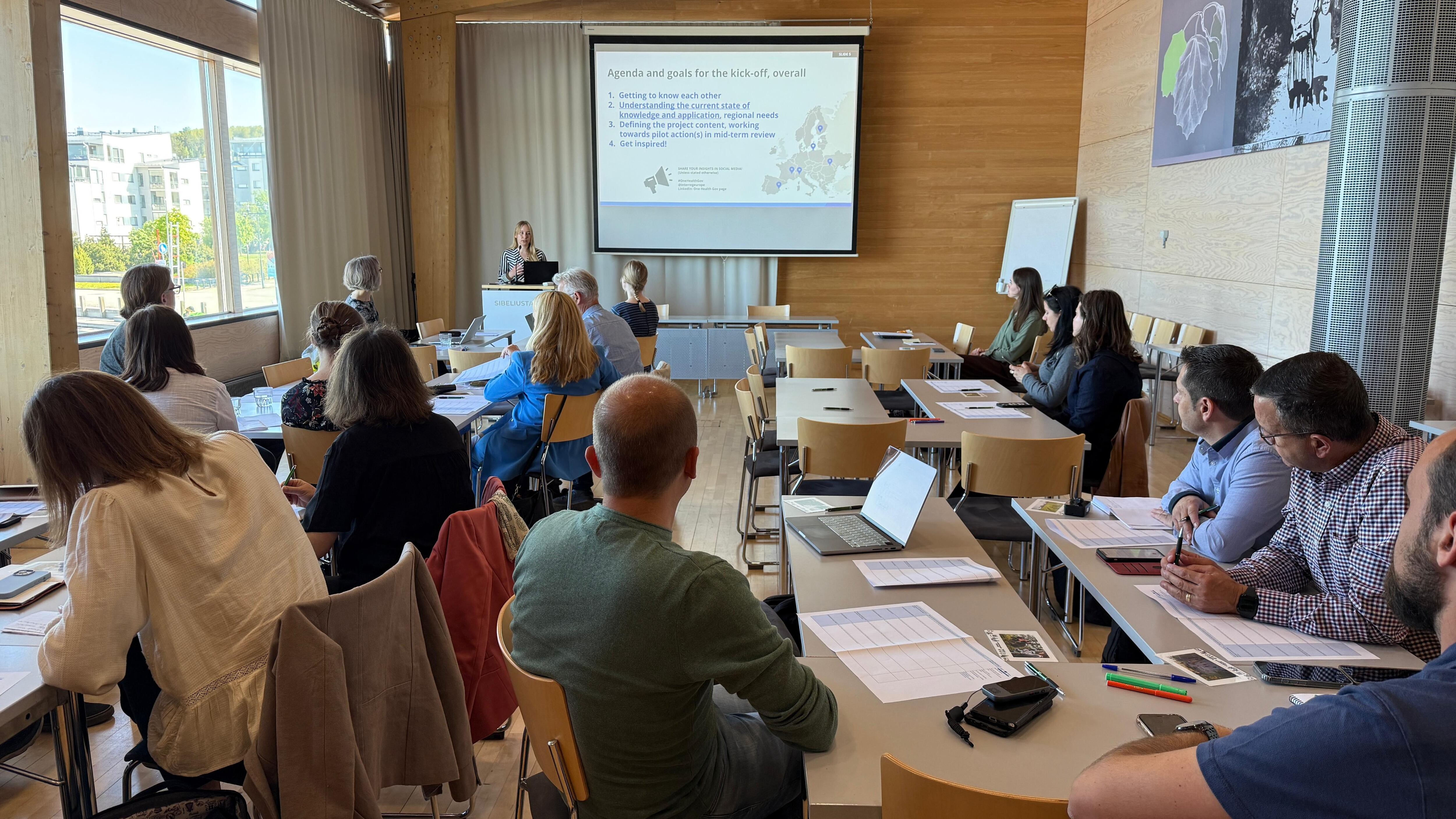 Primera jornada en Finlandia con la participación de la Mancomunitat de La Costera-Canal