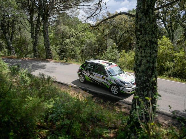 Madueño en la Rallycrono de Villaviciosa