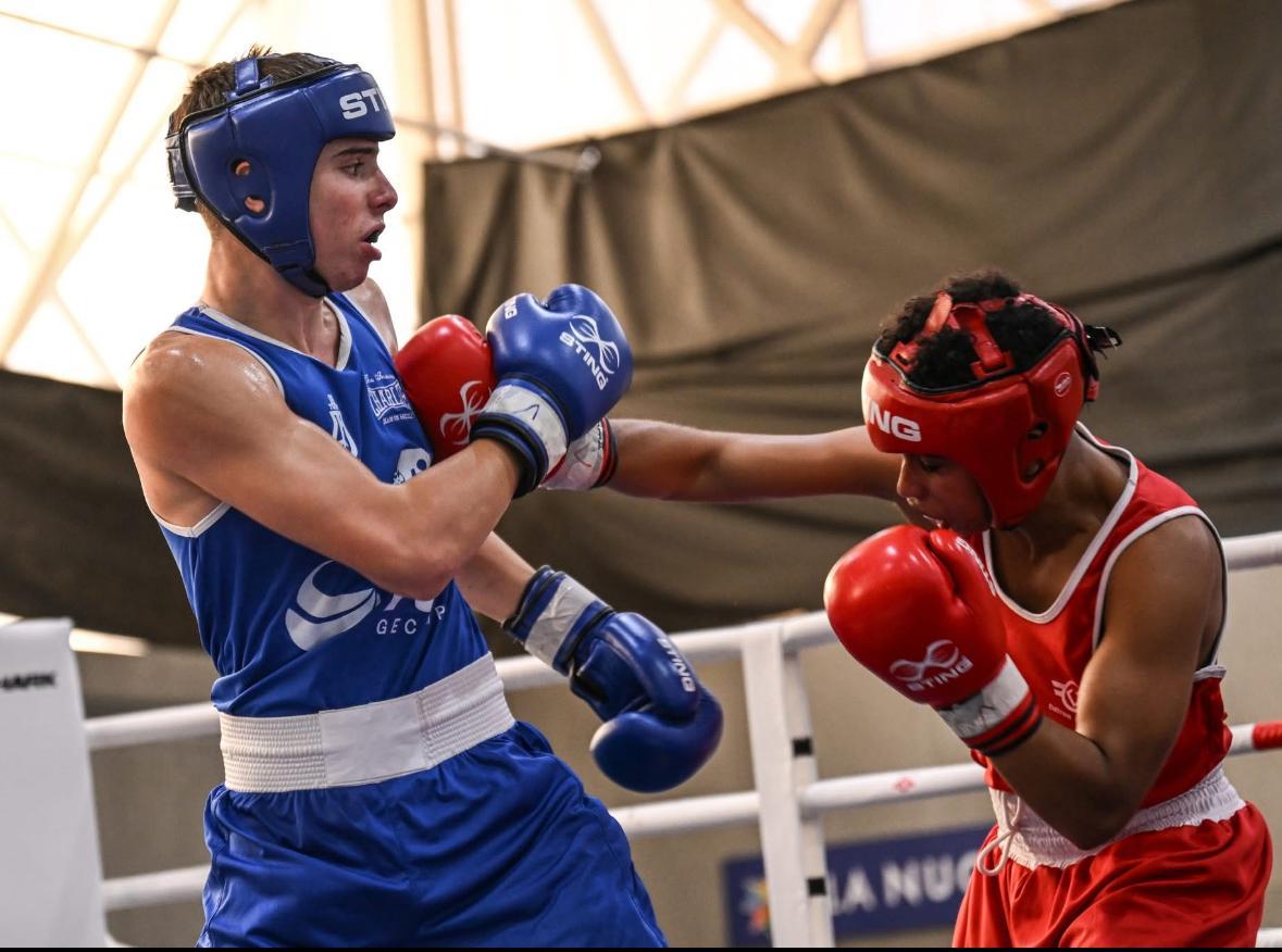 Combates de categoría en el Campeonato de España de Boxeo celebrado en la localidad de La Nucía.