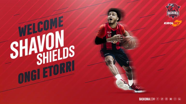 Shavon Shields jugará en el Baskonia las dos próximas temporadas.