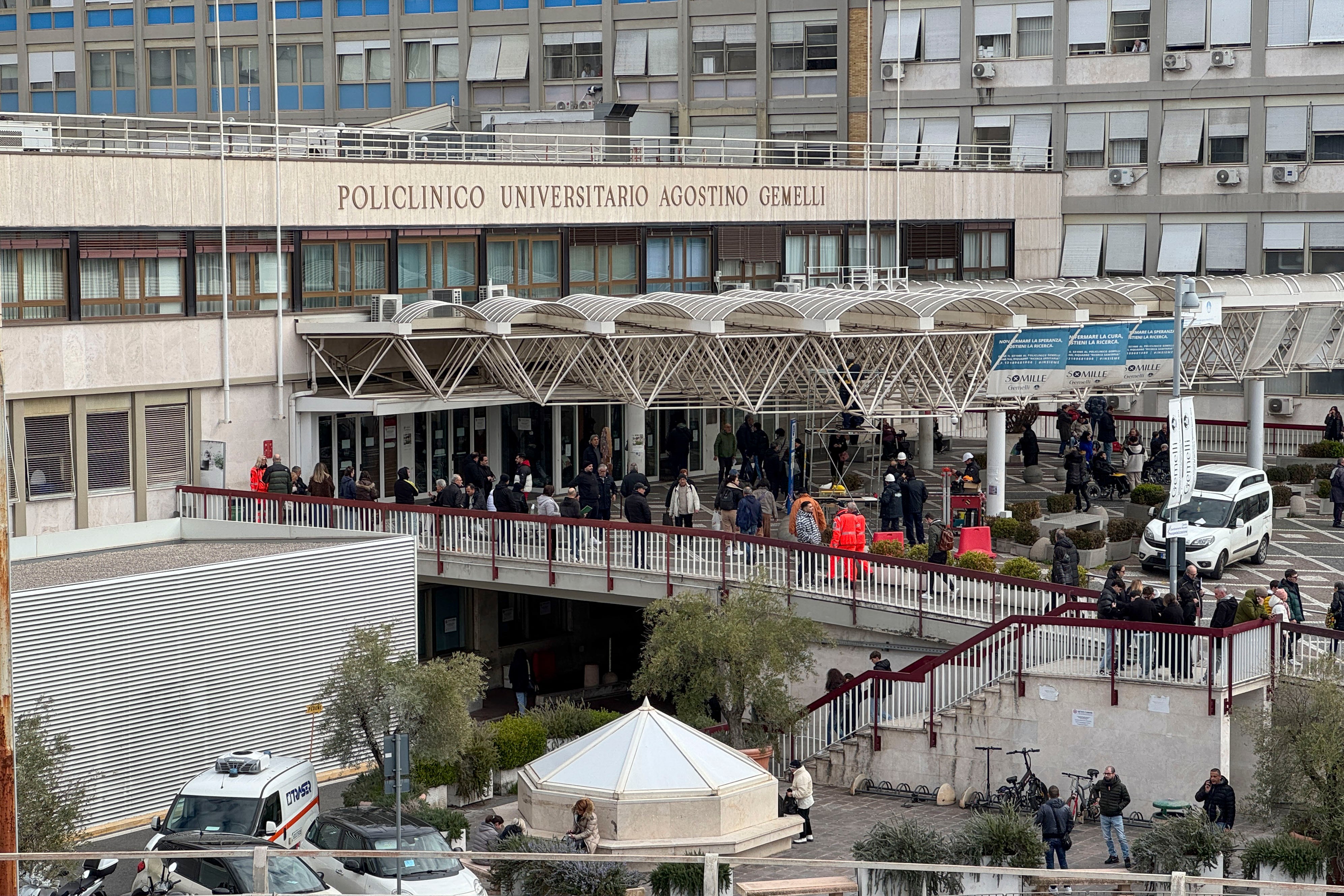 El papa Francisco está ingresado en el hospital Gemelli.