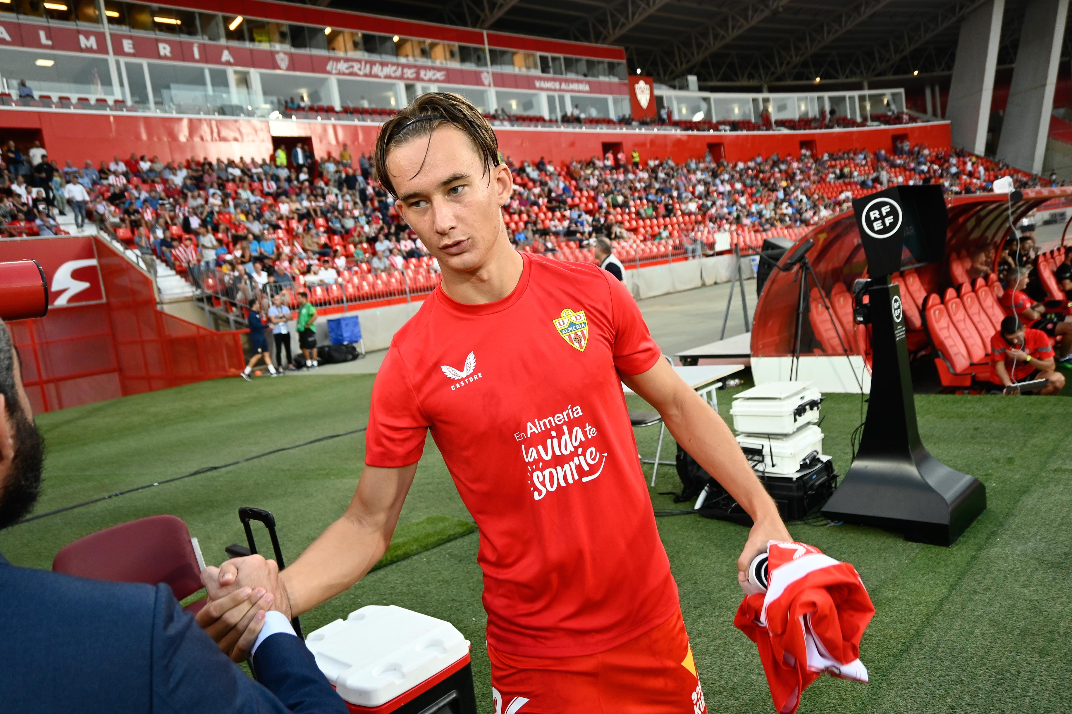 Martin Svidersky sigue siendo feliz en el Almería.