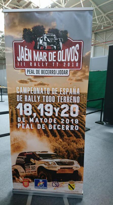 Cartel anunciador del Rally Toto Terrenos &#039;Jaén, Mar de Olivos&#039;