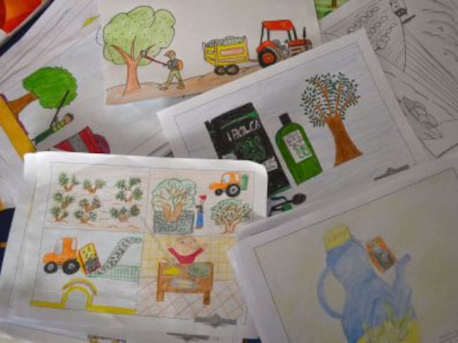 Dibujos de los alumnos de los colegios de Porcuna