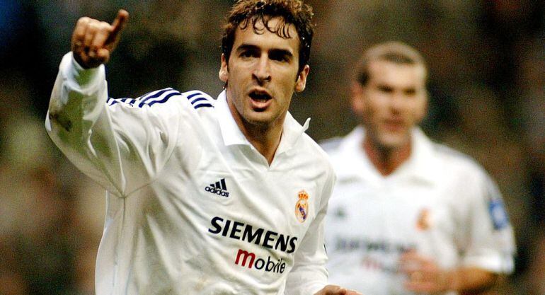 Raúl González, en su etapa como jugador del Real Madrid.