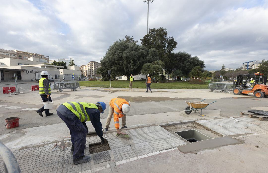 Obras en la Avenida Blasco Ibáñez