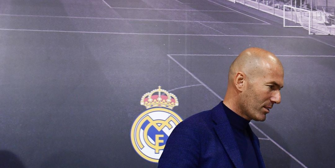 Zinedine Zidane, el día que dejó el Real Madrid.