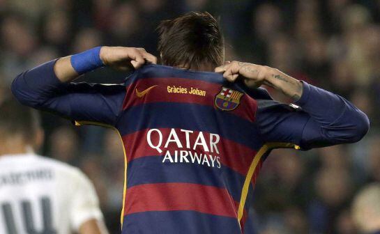 El delantero del Barcelona Neymar Jr.
