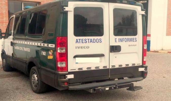 Furgoneta de la Unidad de Atestados