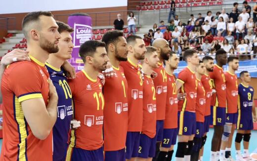 Imagen de la selección española de voleibol