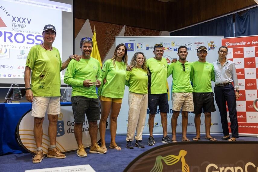 Tripulación del Lanzarote Sailing Paradise.