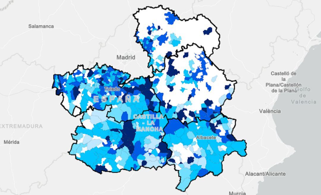 Evolución de la tasa de incidencia acumulada en la región