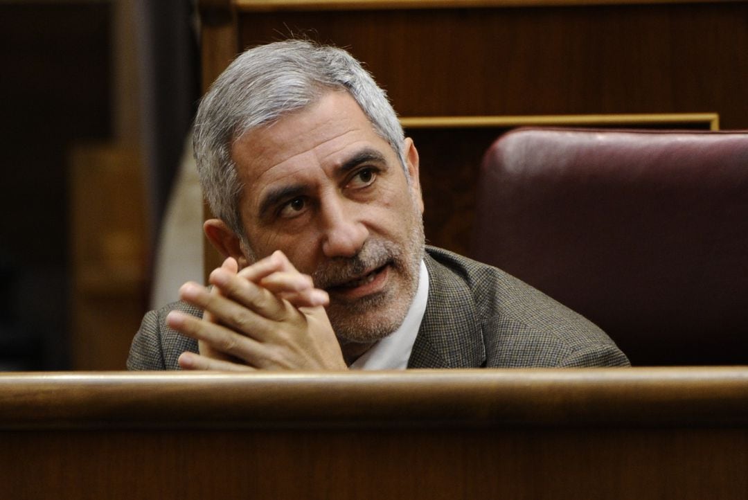 Gaspar Llamazares, en el Congreso de los Diputados