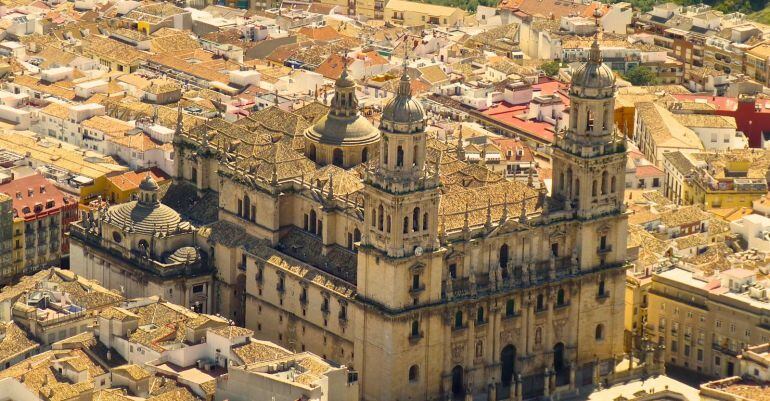 Vista de la Catedral de Jaén.