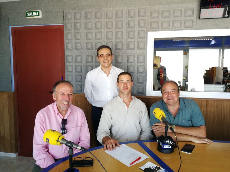 Joan Serra, José Vicente Marí Bosó, Simón Planells y Aitor Morrás