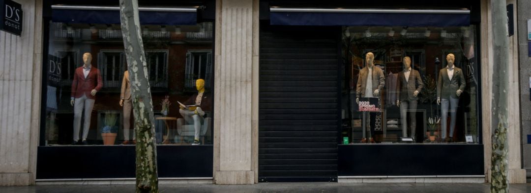 Negocios cerrados durante el estado de alarma en Madrid