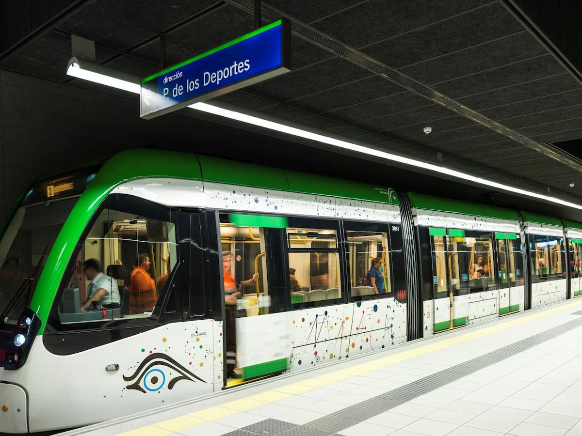 Los precios del Metro de Málaga y del consorcio metropolitano de autobuses se reducen a la mitad a partir de este 1 de enero