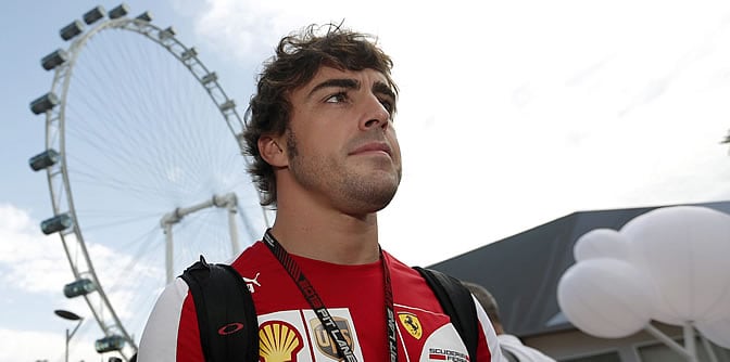 Fernando Alonso, en Singapur