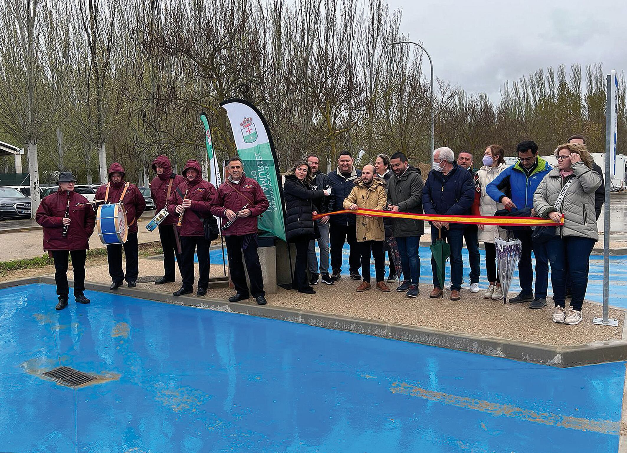 Área de autocaravanas de Villamuriel de Cerrato (Palencia)