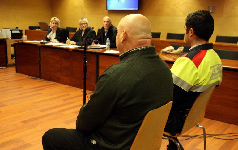 Una imatge del judici, avui a l'Audiència de Girona.