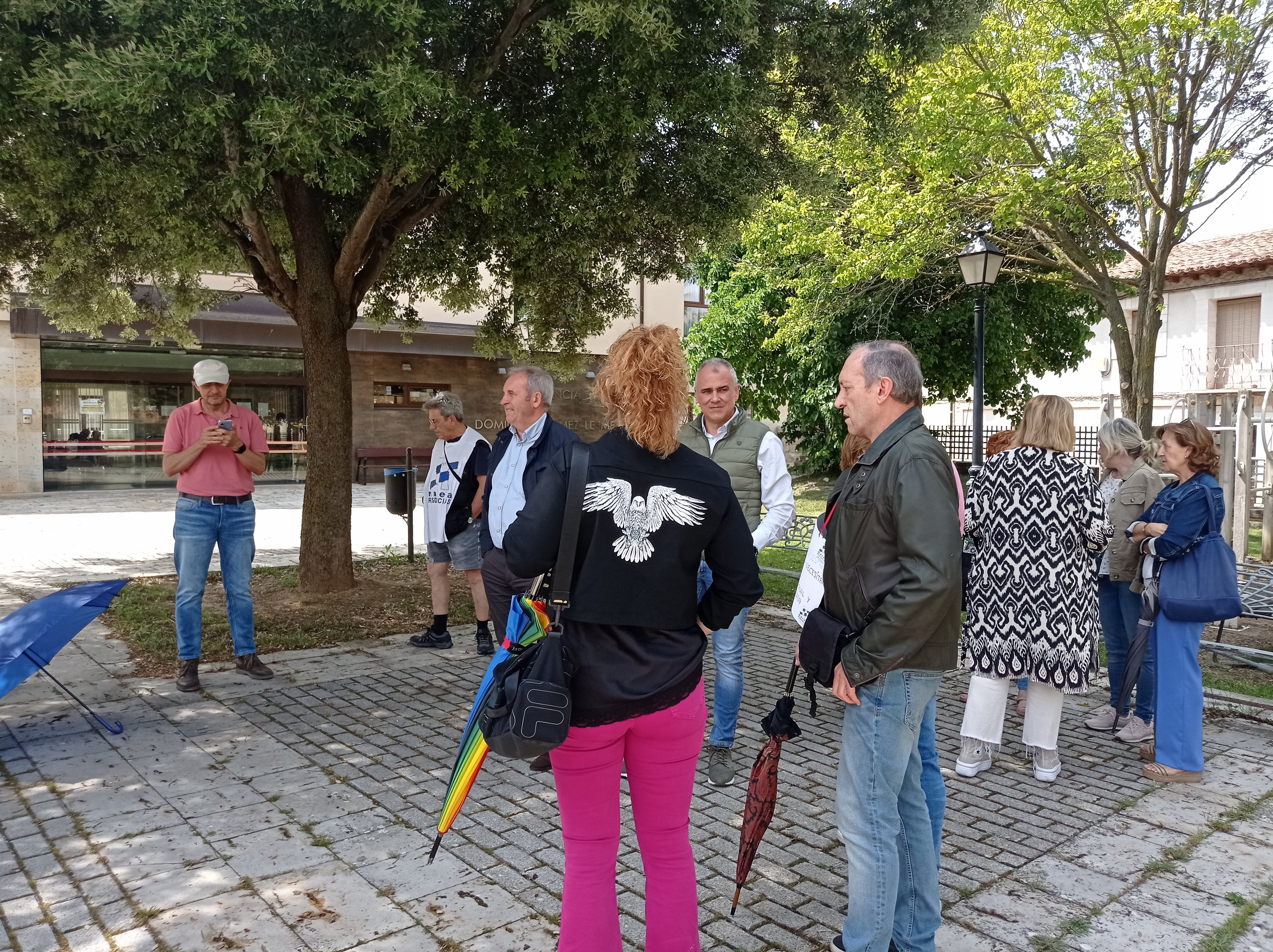 Concentración a las puertas de la Residencia de Ampudia