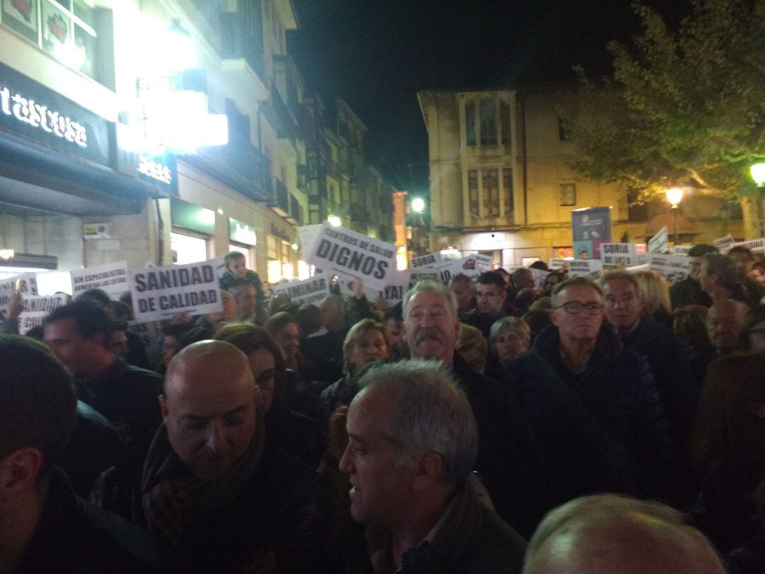 Manifestación organizada por Soria Ya