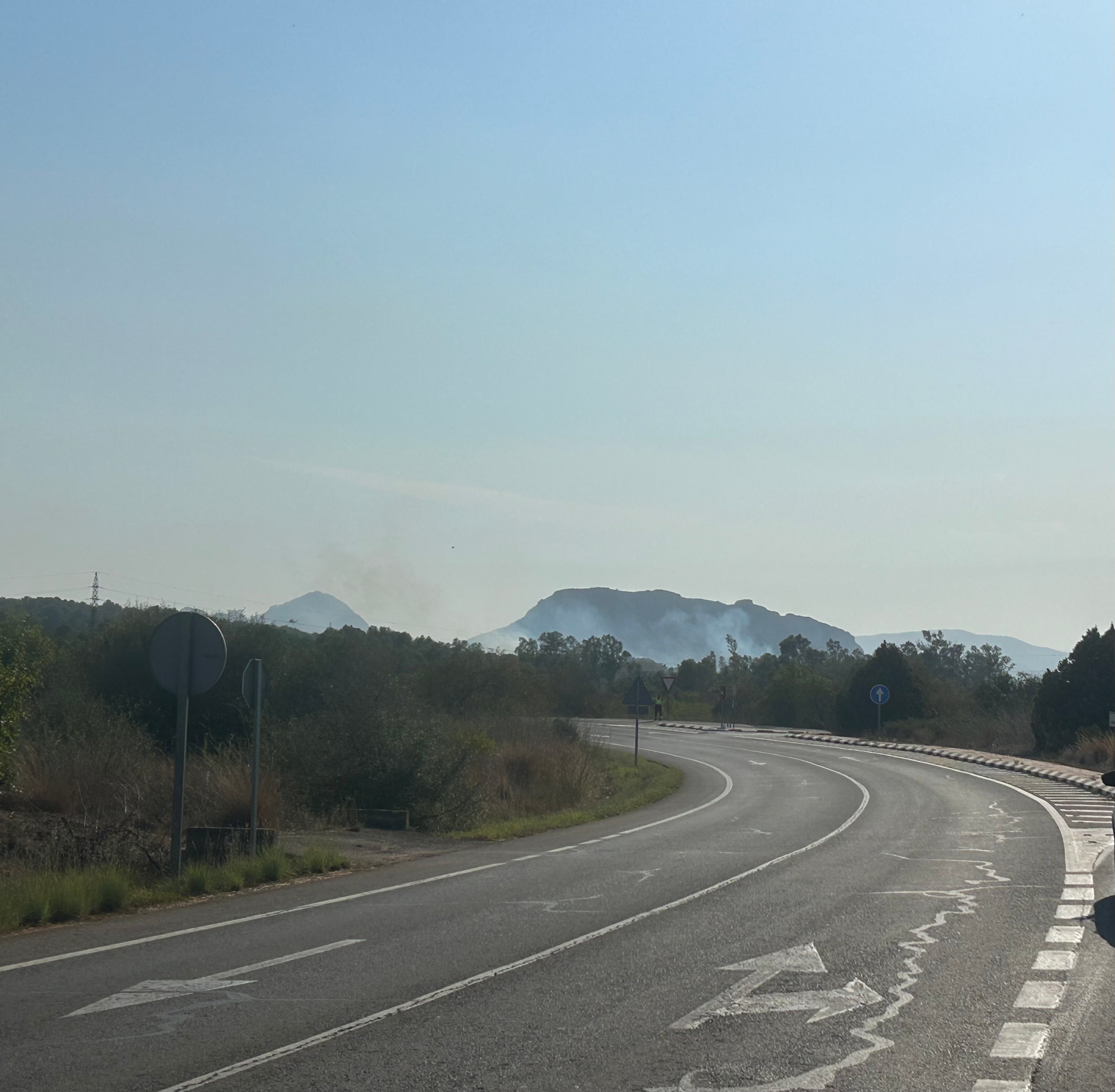 Incendio en Barxeta. Fuente: Cadena SER