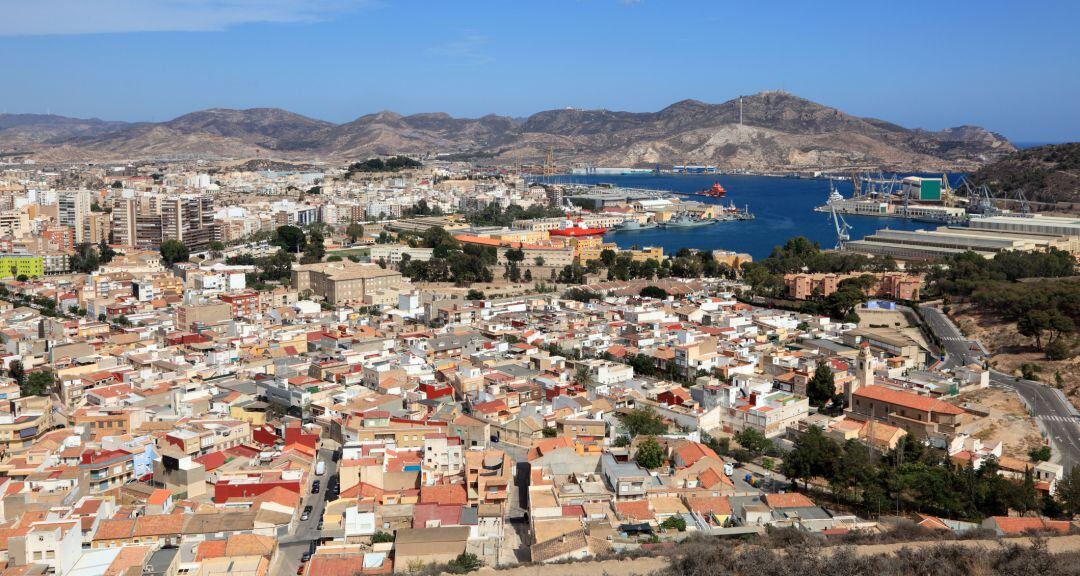 Imagen aérea de Cartagena