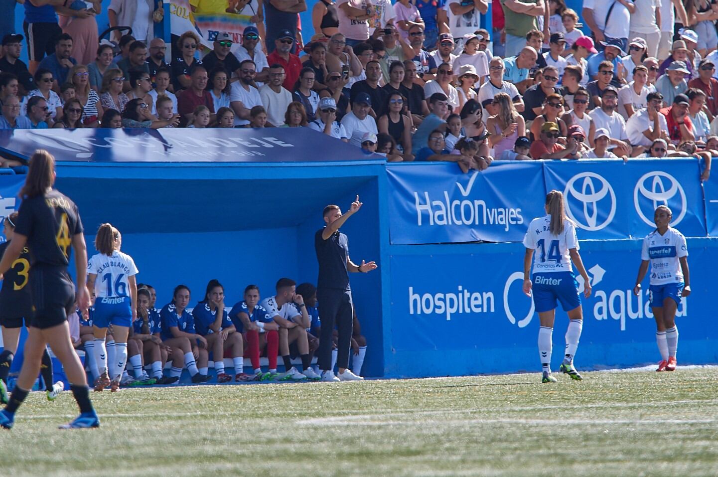 El Costa Adeje hizo un gran partido ante el Real Madrid en la jornada dos de la Liga F aunque no logró puntuar.