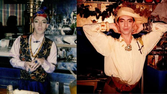 Antonio Brotons Hernández, más conocido como Toni Forat, en el emblemático local LGTBI alicantino "El Forat".