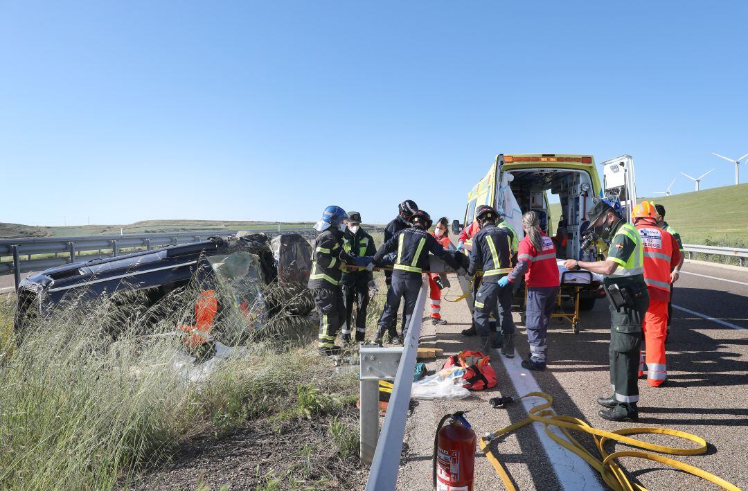 Accidente en la provincia de Palencia