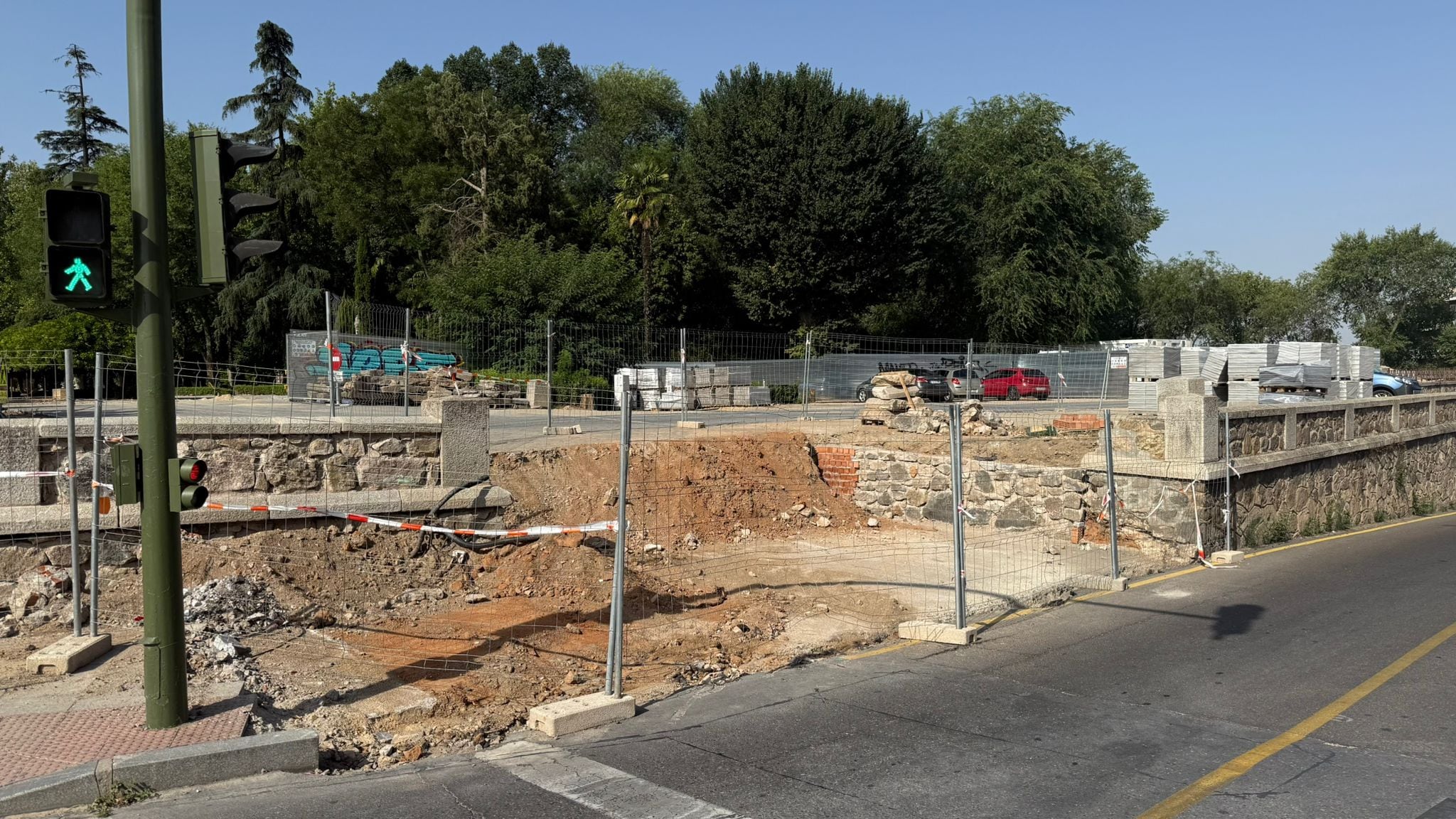 Desaparece la escalinata del parque de La Vega de Toledo
