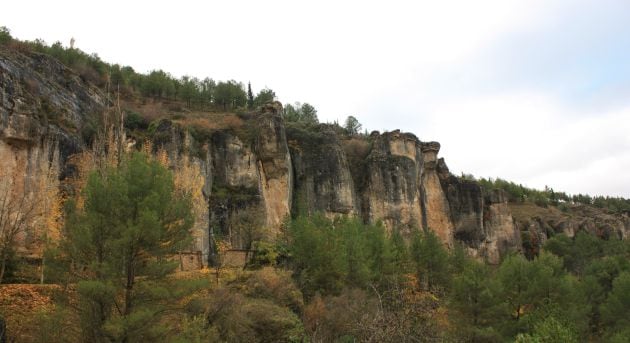 El paisaje en la ruta.