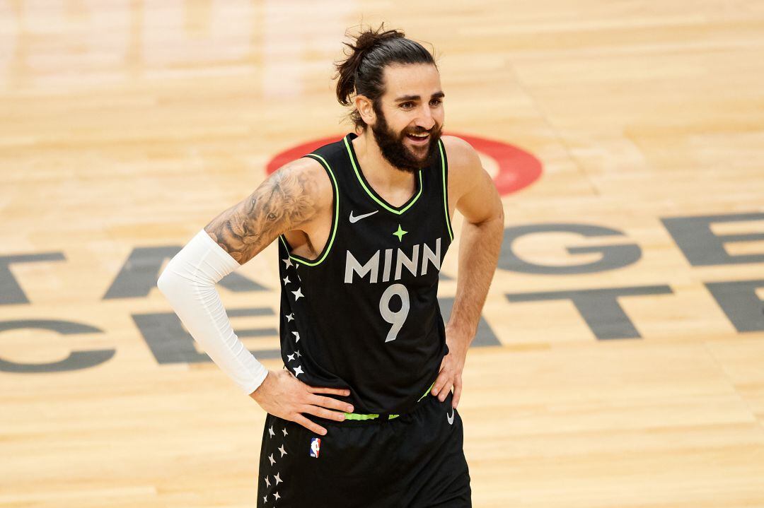 Ricky Rubio, con los Minnesota Timberwolves