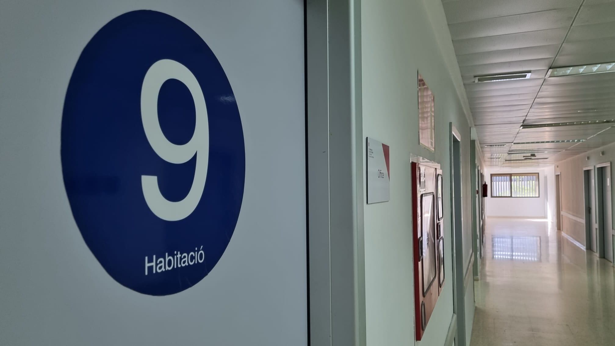 Imagen de las dependencias para médicos en el antiguo hospital Can Misses