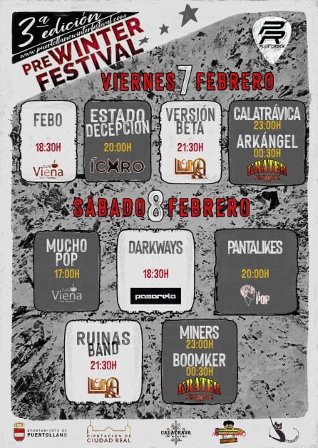 Cartel del Prewinter Festival