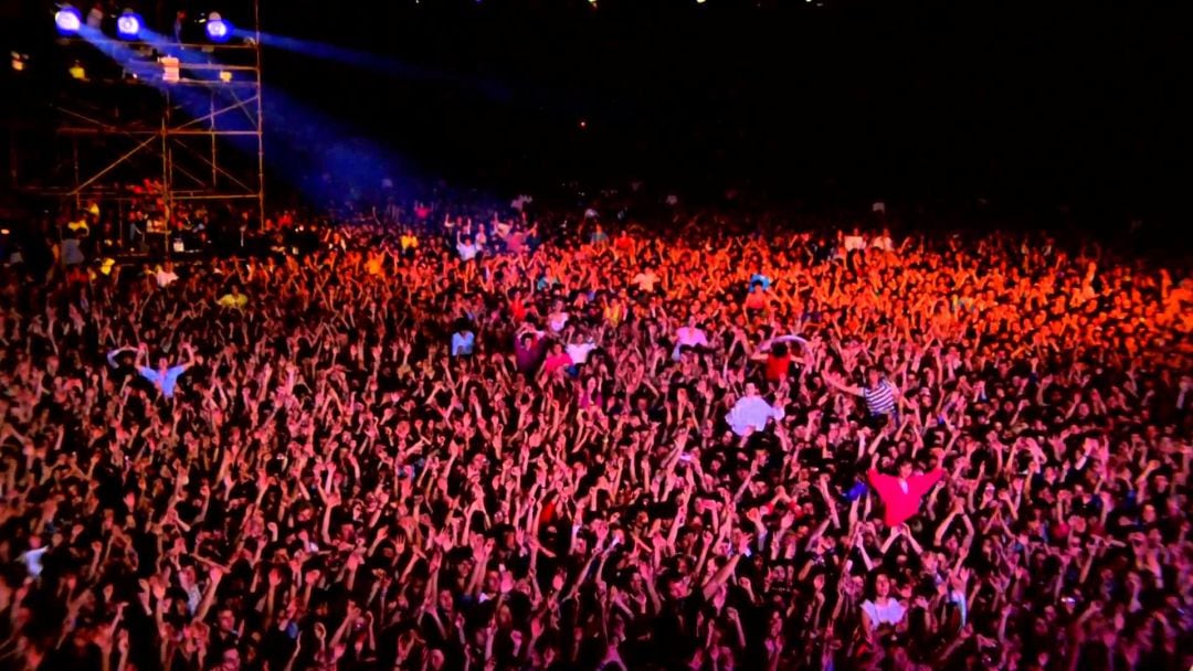 Imagen de un concierto en La Campa. 