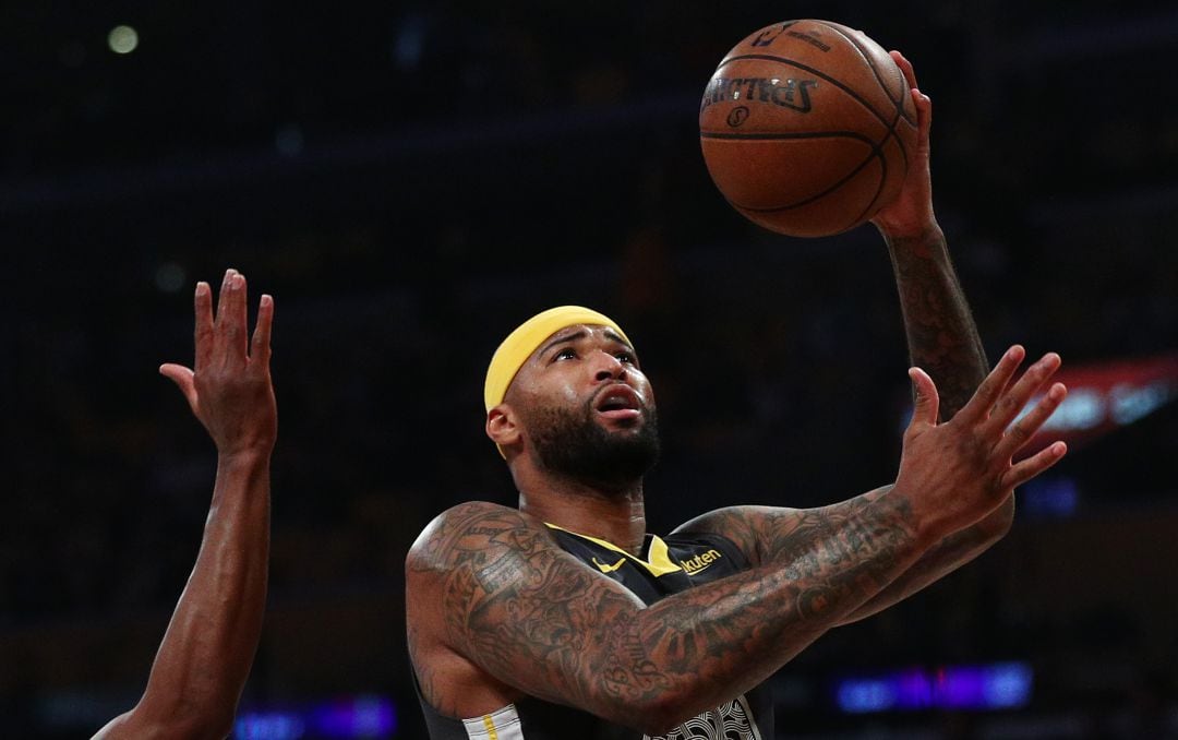 DeMarcus Cousins, durante un partido de la NBA