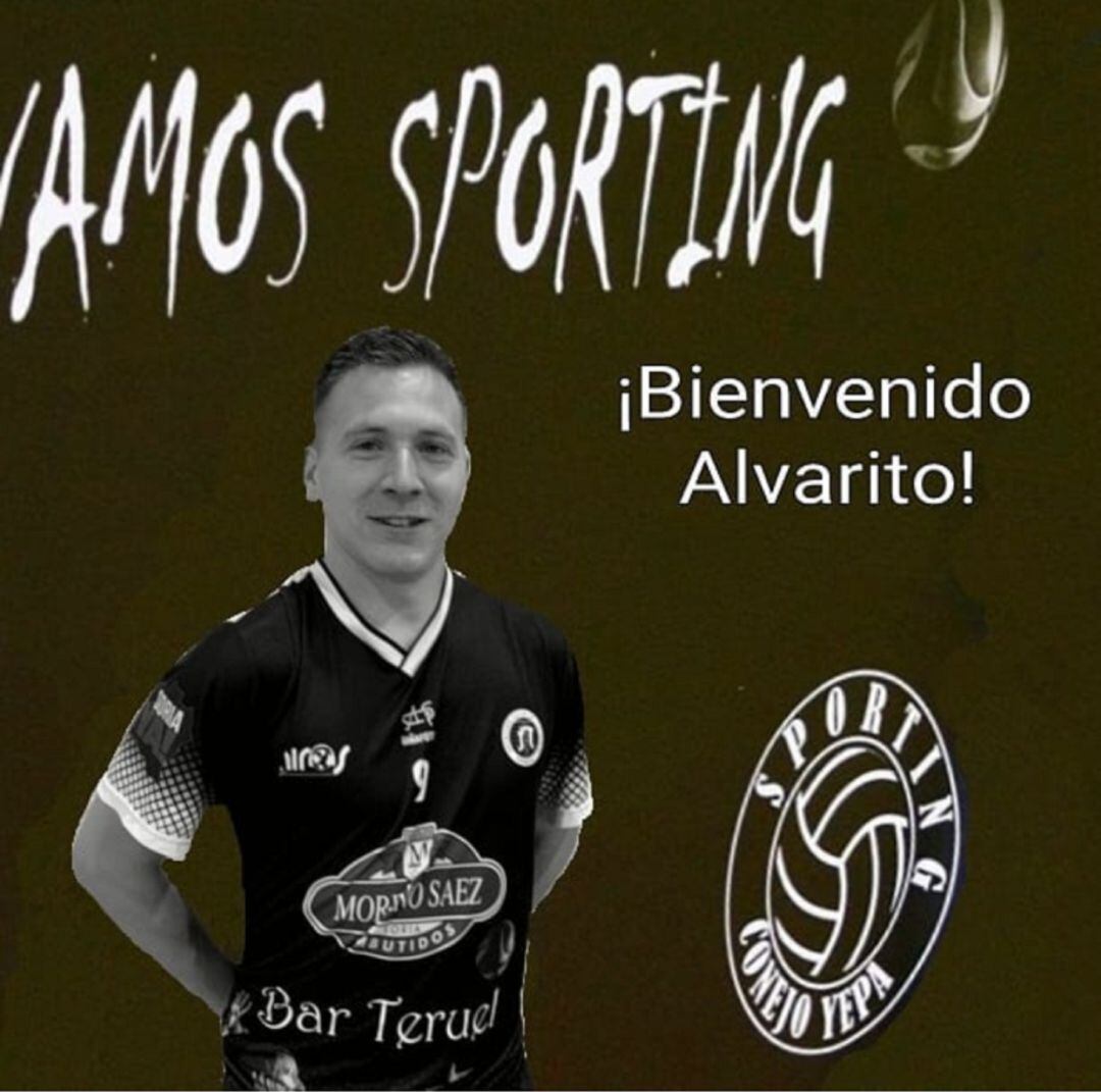 Álvaro Hernández, nuevo líbero del Sporting CV Soria.