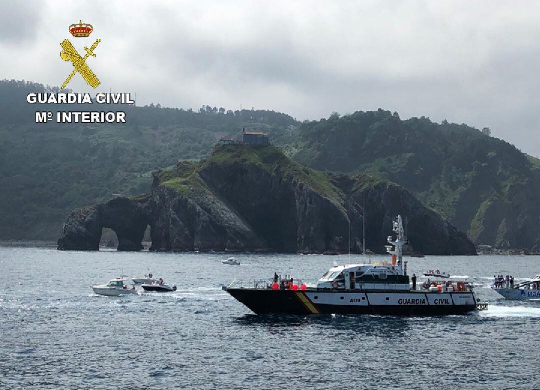 Detenido un mariscador furtivo en el biotopo protegido de Gaztelugatxe