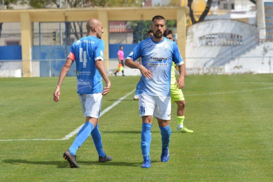 Dani Jurado y Lucas Correa, centrales del Xerez CD  