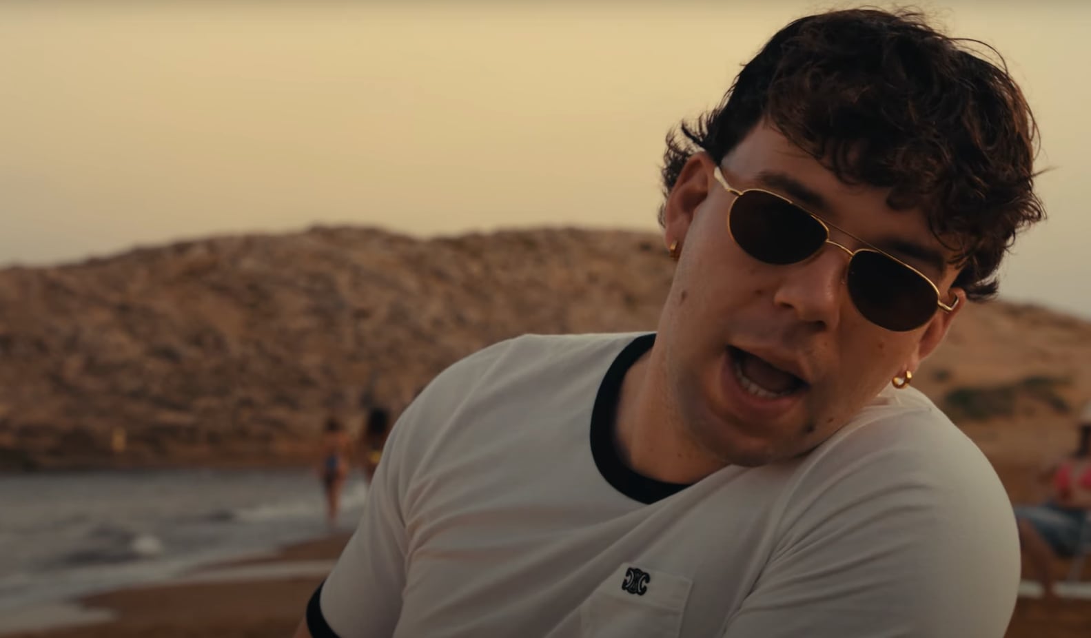 Quevedo en la Playa de Calblanque