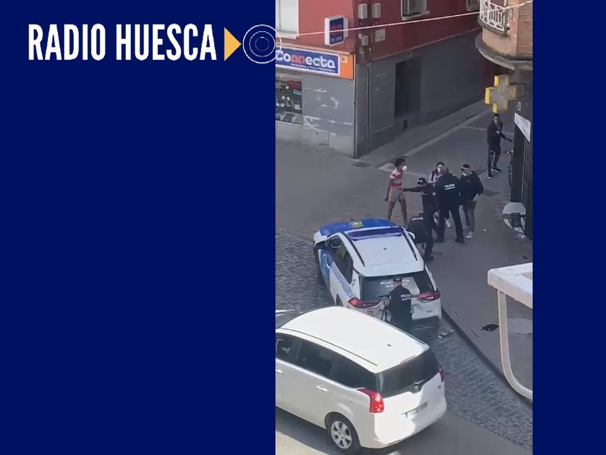 Tres detenidos en Barbastro por un supuesto delito de resistencia grave a la autoridad