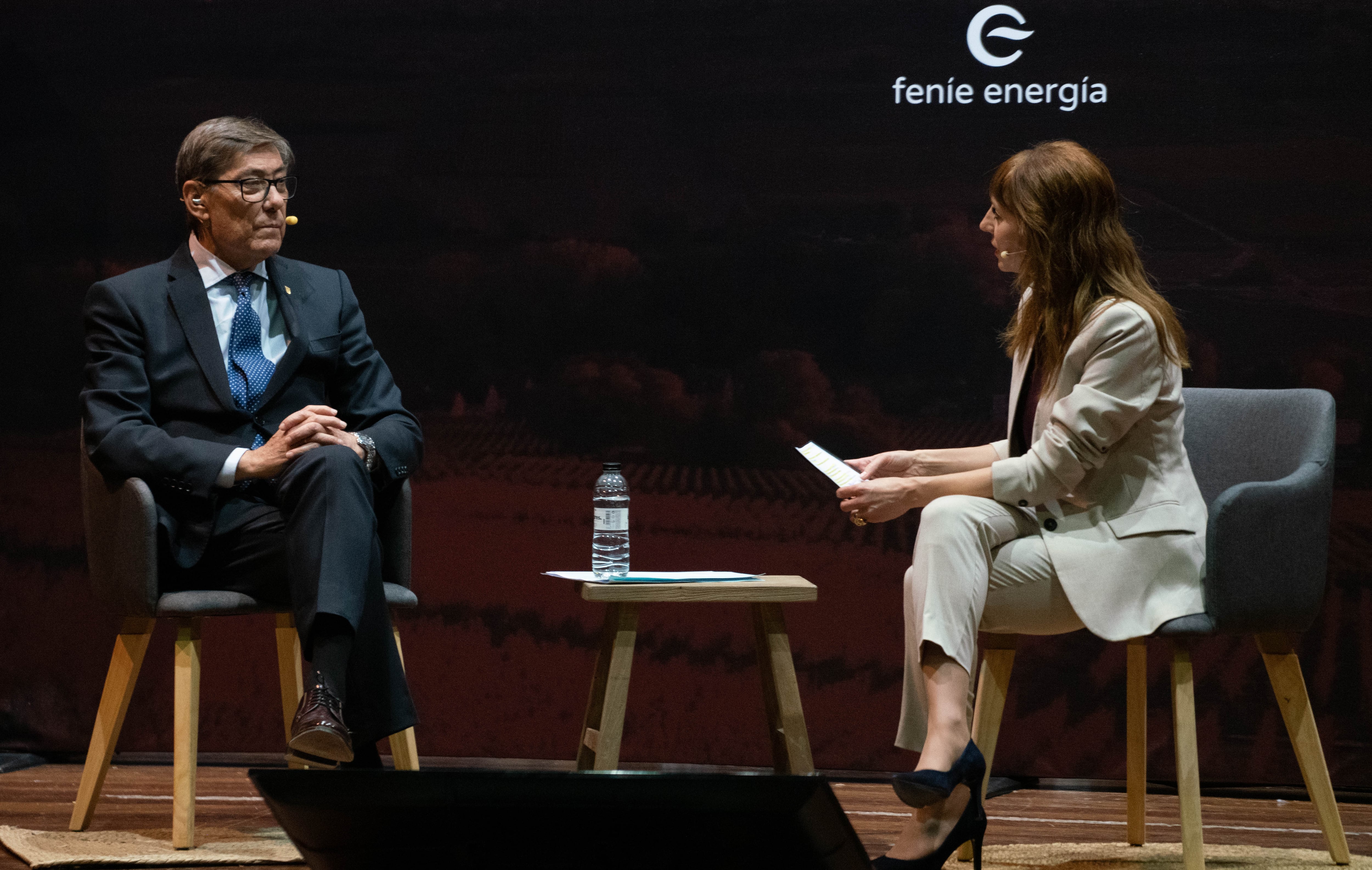 El vicepresidente del gobierno aragonés y consejero de Industria, Competitividad y Desarrollo Empresarial, Arturo Aliaga, en el encuentro