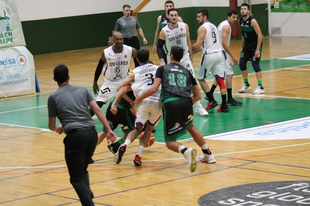 Momento del partido del Angels Vision frente al Ifach Calpe