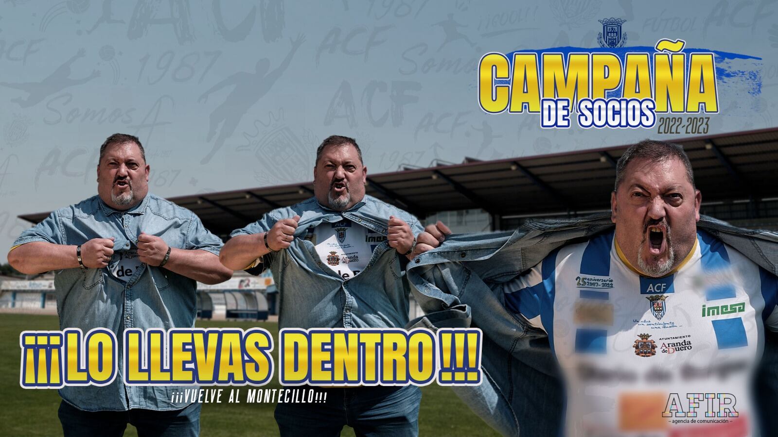 La campaña de socios de la Arandina 22-23, 'Lo llevas Dentro'