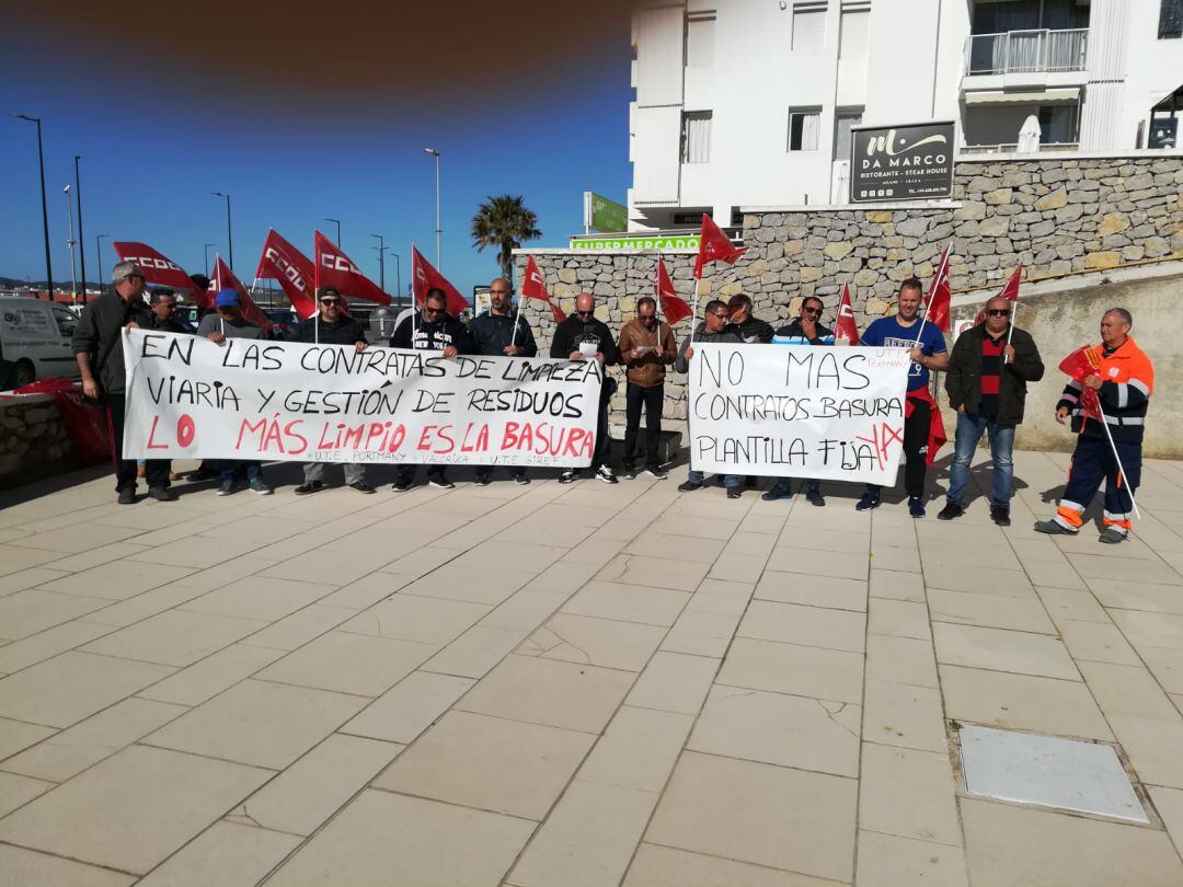 Imagen de archivo de una protesta de los trabajadores